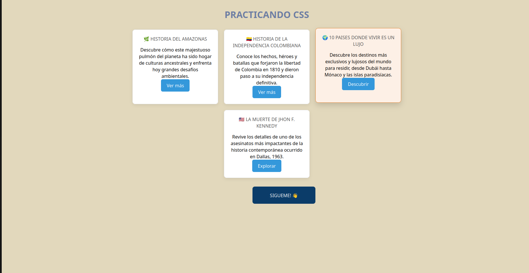 PRACTICA CSS